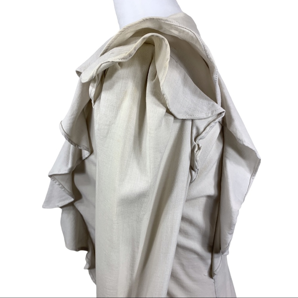 French Connection Ruffle Button Down - image 8